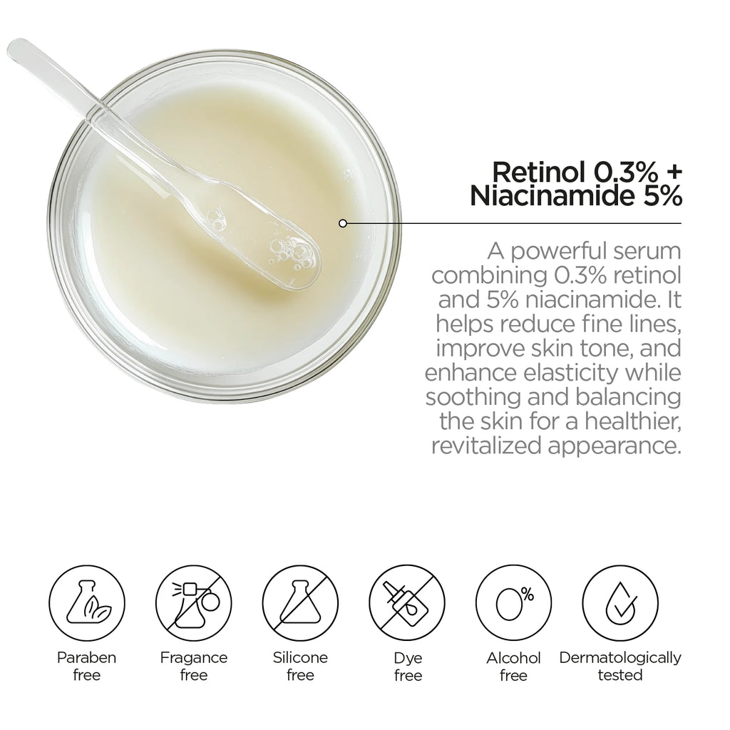 Retinol 0.3% + Niacinamide 5%