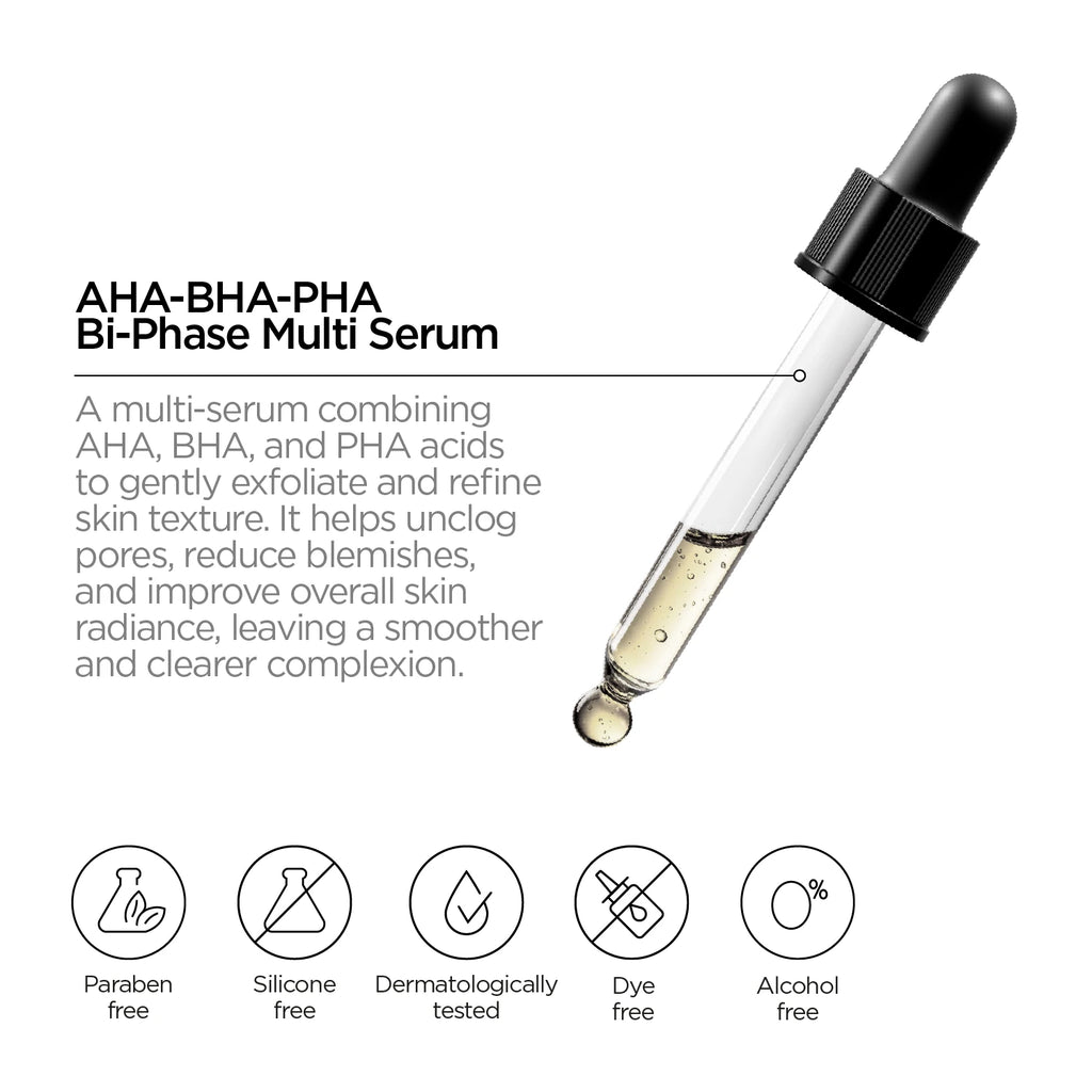 AHA BHA PHA Multi Sérum Bi-Phase